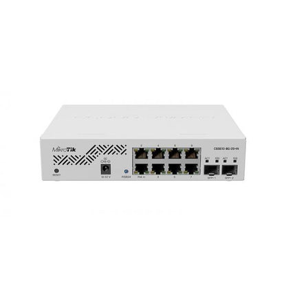 MikroTik, Cloud Smart Switch, 8 x 1G Ethernet ports and 2 x 10G SFP+ ports CSS610-8G-2S+IN [CSS610-8G-2S+IN]