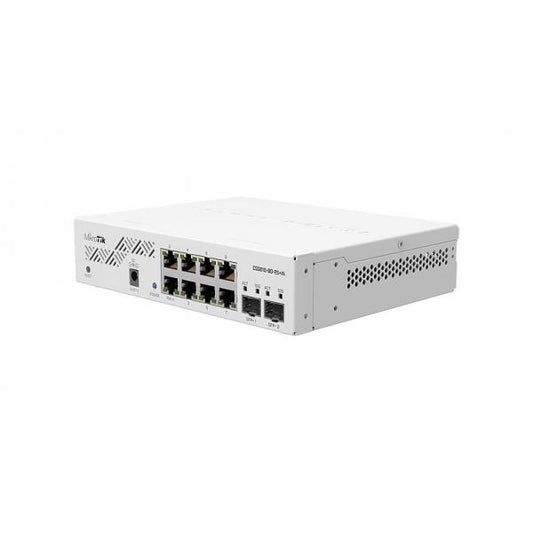 MikroTik, Cloud Smart Switch, 8 puertos Ethernet 1G y 2 puertos SFP+ 10G CSS610-8G-2S+IN [CSS610-8G-2S+IN] 