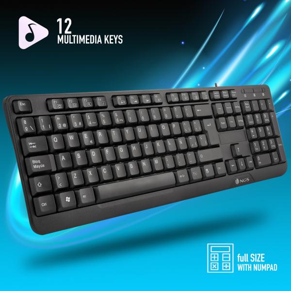 TECLADO USB NGS FUNKY V3 8435430618198 [FUNKYV3]