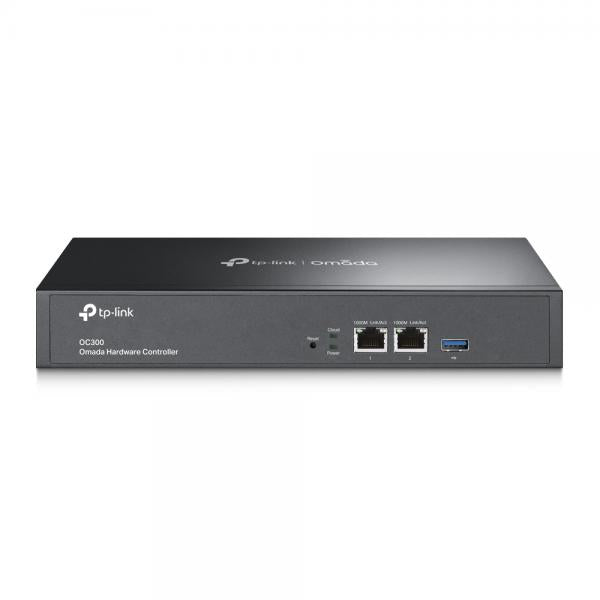 TP-Link - OC300 - Omada Hardware Controller, 2x 10/100/1000 Mbps Ethernet Ports, 1x USB 3.0 Port , Cloud Access, Centralized Management for up to 500 Omada EAPs, JetStream switchs and SafeSt [OC300]