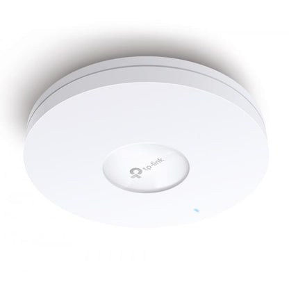 TP-Link - EAP620 HD - AX1800 Ceiling Mount Dual-Band Wi-Fi 6 Access Point, 1 Gigabit RJ45 Port, 574Mbps at 2.4 GHz + 1201 Mbps at 5 GHz, High Density connectivity - 1000+ Clients, 802.3at P [EAP620HD]