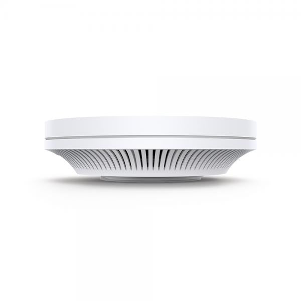 TP-Link - EAP620 HD - AX1800 Ceiling Mount Dual-Band Wi-Fi 6 Access Point, 1 Gigabit RJ45 Port, 574Mbps at 2.4 GHz + 1201 Mbps at 5 GHz, High Density connectivity - 1000+ Clients, 802.3at P [EAP620HD]