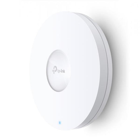 TP-Link - EAP620 HD - AX1800 Ceiling Mount Dual-Band Wi-Fi 6 Access Point, 1 Gigabit RJ45 Port, 574Mbps at 2.4 GHz + 1201 Mbps at 5 GHz, High Density connectivity - 1000+ Clients, 802.3at P [EAP620HD]