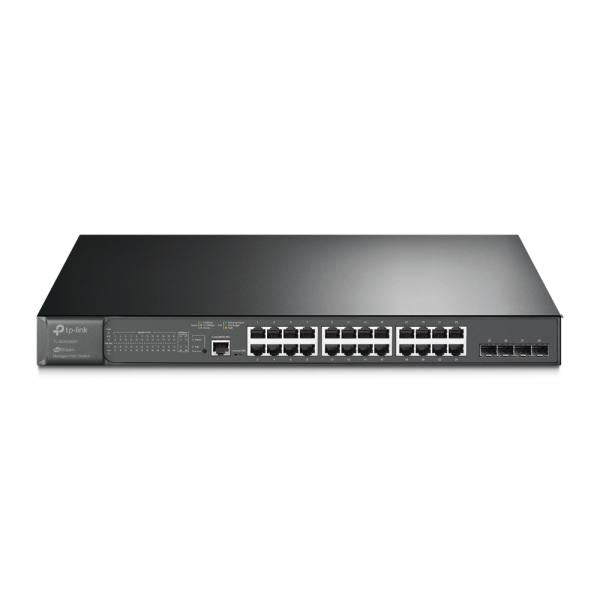 JetStream 28-Port Gigabit L2 Managed Switch with 24-Port PoE+ [TL-SG3428MP] 