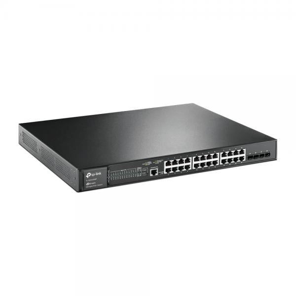 TP-Link JetStream 28-Port Gigabit L2 Managed Switch with 24-Port PoE+ [TL-SG3428MP]