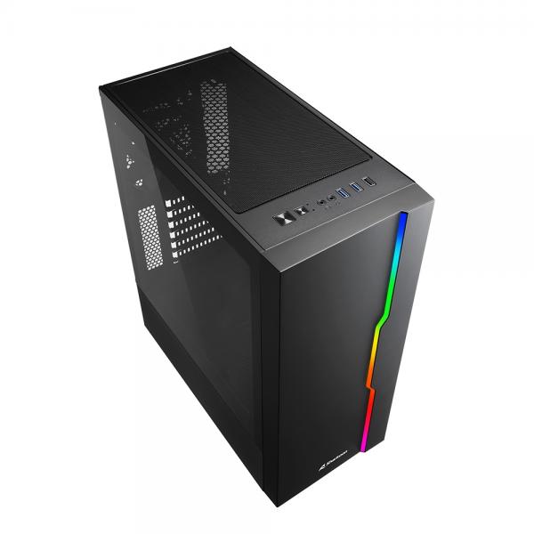 Sharkoon RGB Slider Midi Tower Nero [RGBSLIDER]