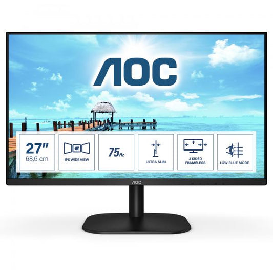 AOC B2 27B2H/EU LED display 68,6 cm (27") 1920 x 1080 Pixel Full HD Nero [27B2H/EU]