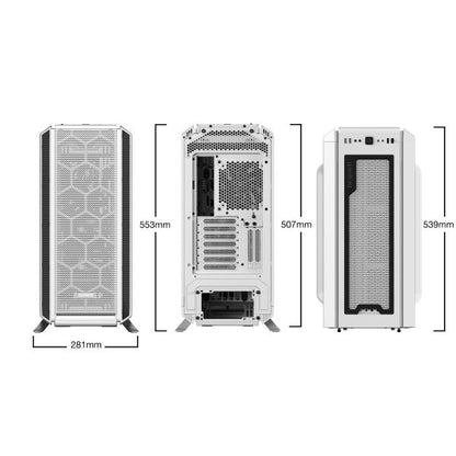 BE QUIET! CASE ATX SILENT BASE 802 WINDOW WHITE, 2.5/3.5 HDD DRIVE, I/O AUDIO, 9 SLOT ESPANSIONE, 2X [BGW40]