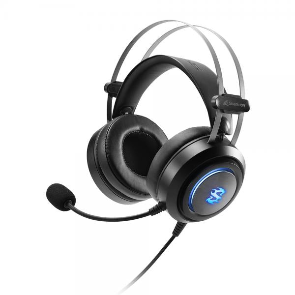 AURICULARES ESTÉREO GAMING SHARKOON, TARJETA DE SONIDO USB, SONIDO VIRTUAL 7.1, RGB [SKILLER SGH30] 