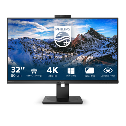 PHILIPS MONITOR 32 LED IPS 16:9 4K UHD 350 CDM, USB-C HUB, RJ45, PIVOT, WEBCAM, DP/HDMI, MULTIMEDIALE [329P1H]