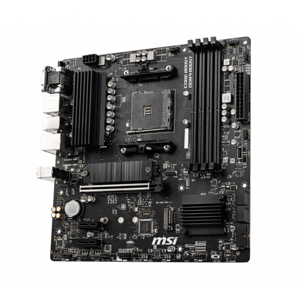 MSI MB AMD B550M PRO-VDH, B550 ,AM4,4DDR4,1PCI-EX16, 2PCI-EX1, 2M.2, 4SATA3,7USB3.2 GEN1, 6USB [B550M PRO-VDH]