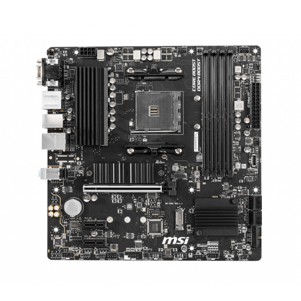 MSI MB AMD B550M PRO-VDH, B550 ,AM4,4DDR4,1PCI-EX16, 2PCI-EX1, 2M.2, 4SATA3,7USB3.2 GEN1, 6USB [B550M PRO-VDH]