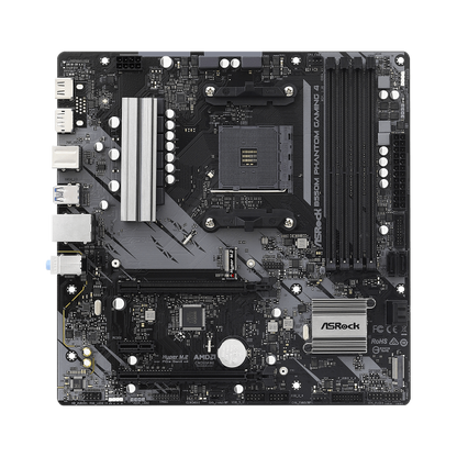 ASROCK MB AMD B550, B550M PHANTOM GAMING 4, AM4, 4 DDR4, Micro ATX [B550M PHANTOM GAM 4]