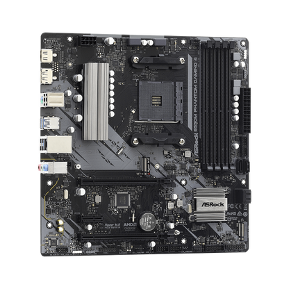 ASROCK MB AMD B550, B550M PHANTOM GAMING 4, AM4, 4 DDR4, Micro ATX [B550M PHANTOM GAM 4]