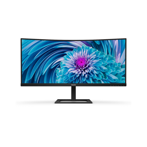 Philips E-Line - 34 inch - Curved - UltraWide Quad HD VA LED Monitor - 3440x1440 - HAS / USB-C [346E2CUAE/00]