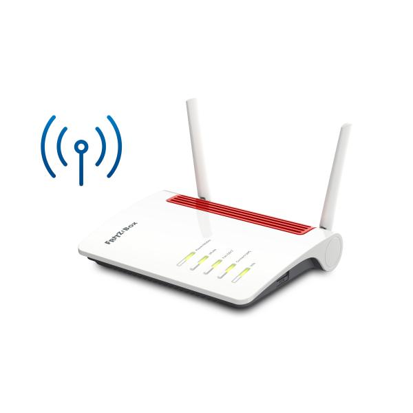 AVM FRITZ! ROUTER FRITZ!BOX 6850 LTE INTERNATIONAL 4 PORTE LAN GIGABIT RJ-45,1XUSB 3.0, 1 PORTA TE LEFONICA ANALOGICA, 1 SLOT SIM [20002926]