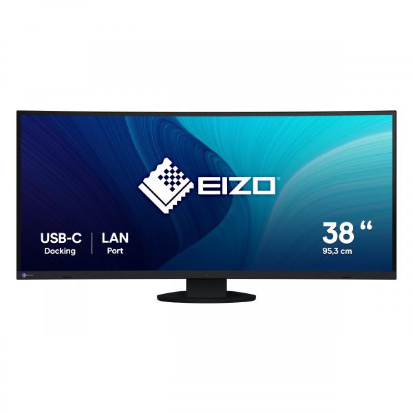 EIZO FlexScan EV3895-BK LED display 95.2 cm (37.5") 3840 x 1600 pixels UltraWide Quad HD+ Black [EV3895-BK]