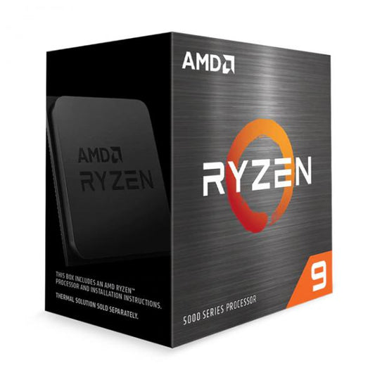 AMD CPU RYZEN 9, 5900X, AM4, 4.80GHz 12 CORE, CACHE 70MB, 105W WOF [100-100000061WOF]