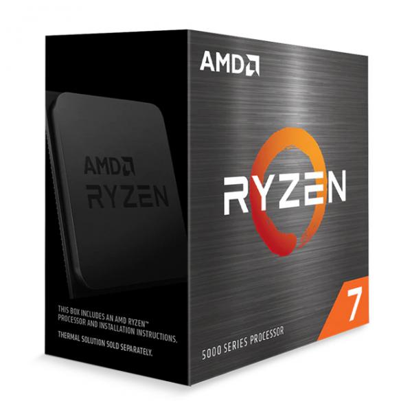 AMD CPU RYZEN 7, 5800X, AM4, 4.70GHz 8 CORE, CACHE 36MB, 105W, WOF [100-100000063WOF]