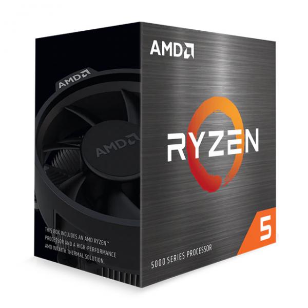 AMD CPU RYZEN 5, 5600X, AM4, 4.60GHz 6 CORE, CACHE 35MB, 65W PIB [100-100000065BOX]