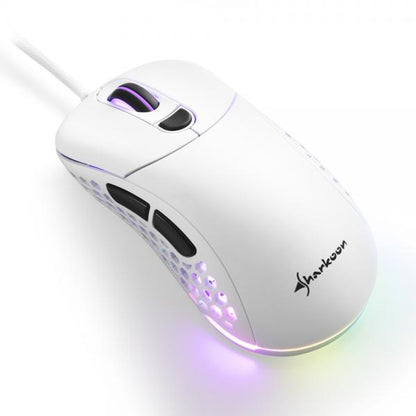 Sharkoon Light 200 Ambidextrous mouse USB type A Optical 16000 DPI [LIGHT2200WHITE] 