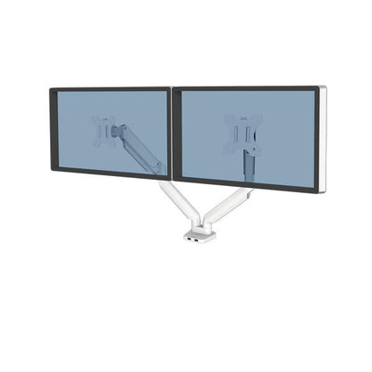 Fellowes PLATINUM SERIES DUAL MONITOR ARM WHITE [8056301]