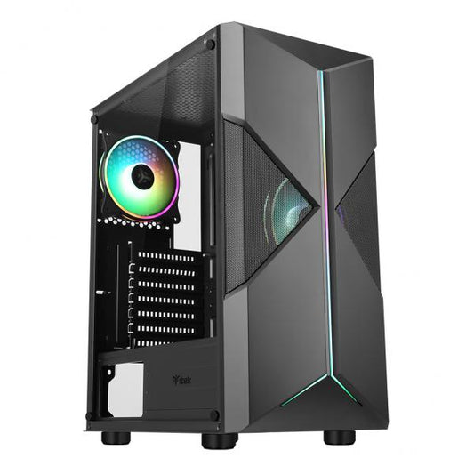 ITEK CASE SPACIRC XO - GAMING MIDDLE TOWER, 2X12CM ARGB FAN, USB3 [ITGCASPXO]