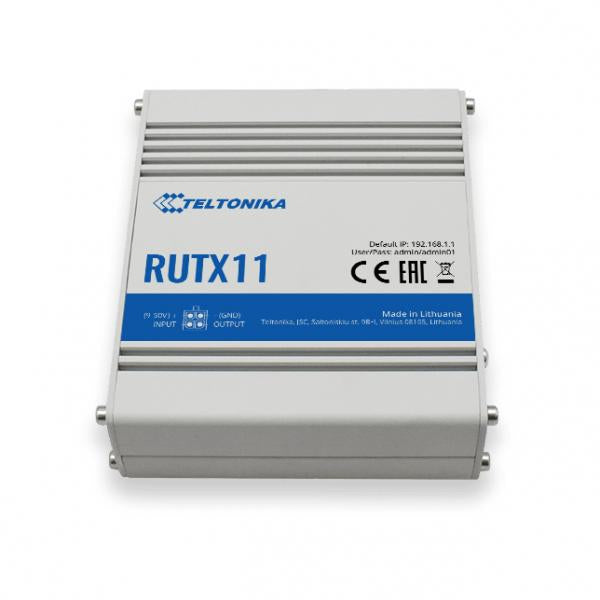 Teltonika-RUTx11-Router industriale, con dual SIM LTE-A Cat6, 802.11ac Dual Band WiFi RUTX11000000 [RUTX11000000]