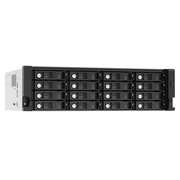 QNAP JBOD TL-R1620Sep-RP, 16 bay 3U rackmount SAS 12Gbps JBOD expansion enclosure with SAS expander, 2.5"/3.5" SAS 12Gbps & SAS/SATA 6Gbps drives, 4 x SFF-8644 Mini-SAS HD ports, redundant P [TL-R1620Sep-RP]