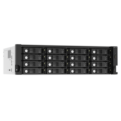 QNAP JBOD TL-R1620Sep-RP, 16 bay 3U rackmount SAS 12Gbps JBOD expansion enclosure with SAS expander, 2.5"/3.5" SAS 12Gbps & SAS/SATA 6Gbps drives, 4 x SFF-8644 Mini-SAS HD ports, redundant P [TL-R1620Sep-RP]