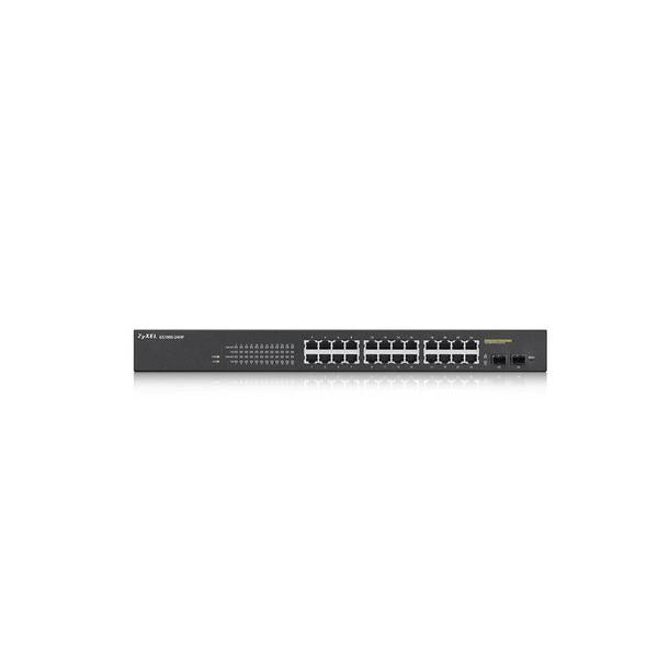 Zyxel GS1900-24HP Gestito Gigabit Ethernet (10/100/1000) 1U Nero [GS190024HPV2-EU0101F]