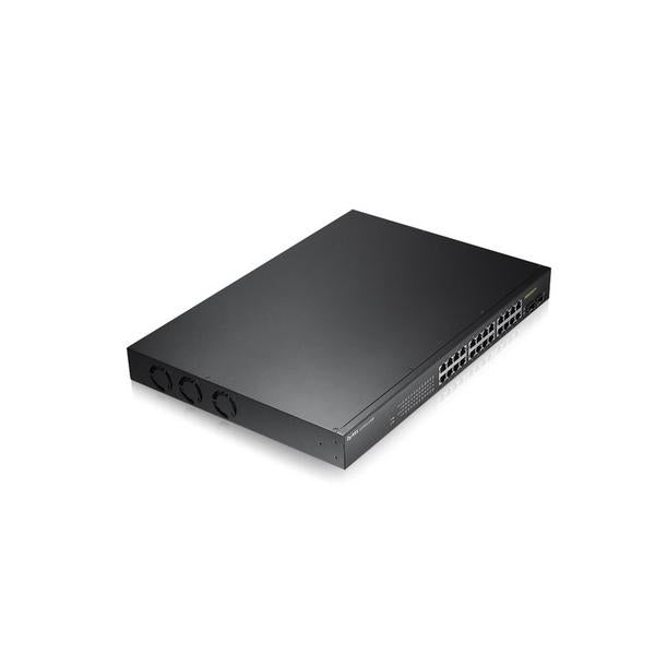 Zyxel GS1900-24HP Gestito Gigabit Ethernet (10/100/1000) 1U Nero [GS190024HPV2-EU0101F]