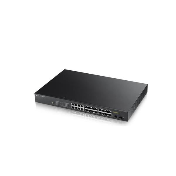 Zyxel GS1900-24HP Gestito Gigabit Ethernet (10/100/1000) 1U Nero [GS190024HPV2-EU0101F]