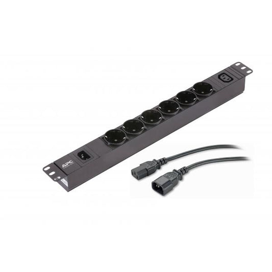 APC EPDU1010B-SCH unità di distribuzione dell'energia (PDU) 7 presa(e) AC 1U Nero [EPDU1010B-SCH]