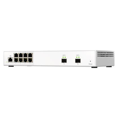 -QNAP SWITCH QSW-M2108-2S, managed, 8 port 2.5Gbps, 2 port 10Gbps SFP+ PROMO FINO AD ESAURIMENTO SCORTE QSW-M2108-2S [QSW-M2108-2S]