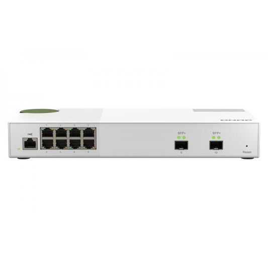 QNAP QSW-M2108-2S switch di rete Gestito L2 2.5G Ethernet (100/1000/2500) Grigio [QSW-M2108-2S]