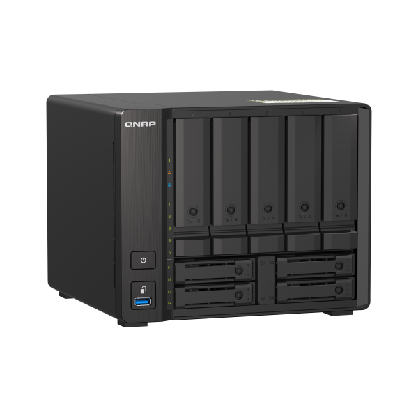 QNAP TS-H973AX-8G server NAS e di archiviazione V1500B Collegamento ethernet LAN Tower Nero [TS-H973AX-8G]