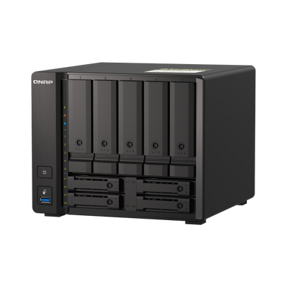 QNAP TS-H973AX NAS Tower Collegamento ethernet LAN Nero V1500B [TS-H973AX-8G]