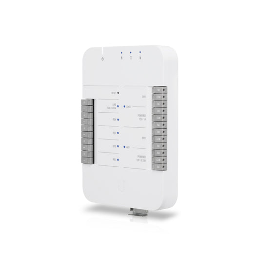 Ubiquiti - EAH-8 - UniFi Enterprise-grade access hub with entry and exit control up to eight doors and battery backup support, (8) Lock terminals (12V or Dry), (8+8) Inputs for request-to-ex [EAH-8-EU]