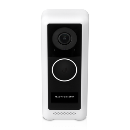 Ubiquiti - UVC-G4-DoorBell - UniFi WiFi-connected doorbell with HD (2MP) video resolution, 6 m (20 ft) IR night vision, Wirelessly connected with UniFi WiFi Auto-Link, Integrated 2-way audio [UVC-G4-DoorBell-EU]