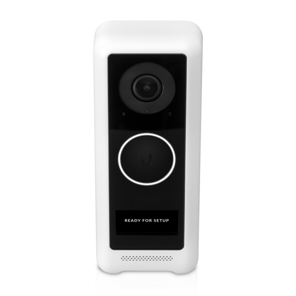 Ubiquiti - UVC-G4-DoorBell - UniFi WiFi-connected doorbell with HD (2MP) video resolution, 6 m (20 ft) IR night vision, Wirelessly connected with UniFi WiFi Auto-Link, Integrated 2-way audio [UVC-G4-DoorBell-EU]