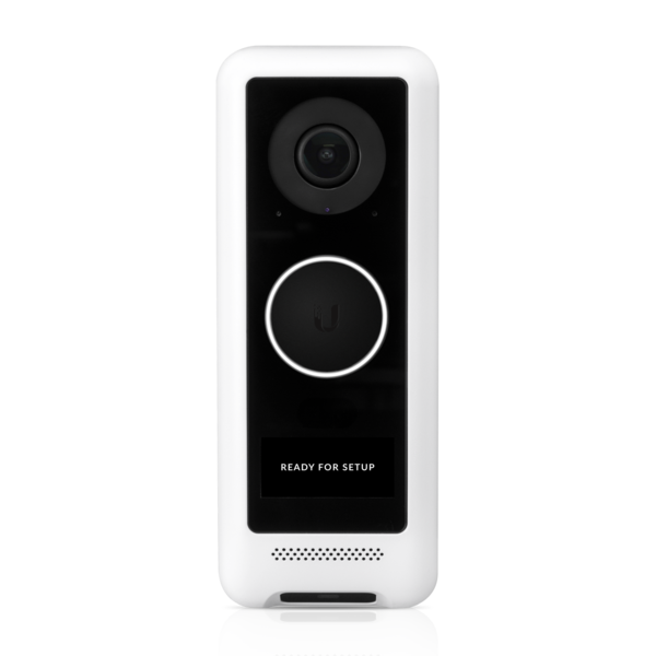 Ubiquiti - UVC-G4-DoorBell - UniFi WiFi-connected doorbell with HD (2MP) video resolution, 6 m (20 ft) IR night vision, Wirelessly connected with UniFi WiFi Auto-Link, Integrated 2-way audio [UVC-G4-DoorBell-EU]