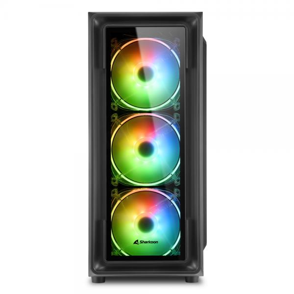 Sharkoon TK4 RGB Midi Tower Black [TK4RGB] 