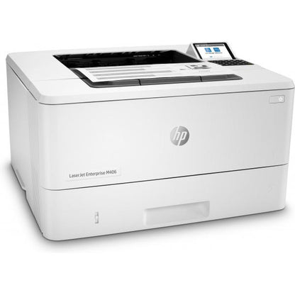 HP LaserJet Enterprise Stampante Enterprise LaserJet M406dn, Bianco e nero, Stampante per Aziendale, Stampa, Compatta; Avanzate funzionalità di sicurezza; Stampa fronte/retro; Efficienza energetica; Stampa da porta USB frontale [3PZ15A#B19]