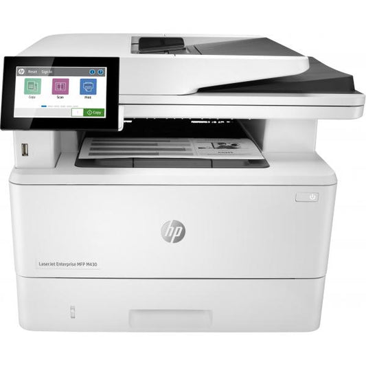 HP LaserJet Enterprise Stampante multifunzione Enterprise LaserJet M430f, Bianco e nero, Stampante per Aziendale, Stampa, copia, scansione, fax, ADF da 50 fogli; Stampa fronte/retro; Scansione fronte/retro; Stampa da porta USB frontale; Compatta; Eff...