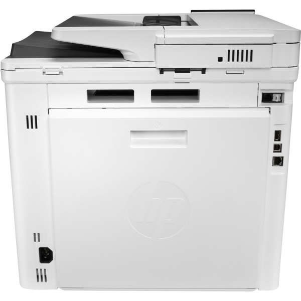 Impresora multifunción HP Color LaserJet Enterprise Enterprise Color LaserJet M480f, color, impresora comercial, impresión, copia, escaneo, fax, compacta; Funciones de seguridad avanzadas; Impresión a doble cara; AAD de 50 hojas; Eficiencia energética...