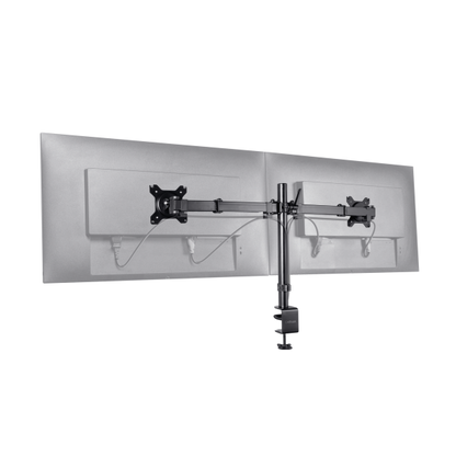 Trust GXT 1120 Mara Dual Monitor Arm supporto da tavolo per Tv a schermo piatto 81,3 cm (32") Scrivania Nero [23941]