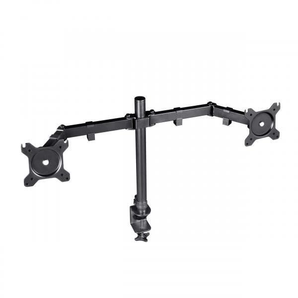 Trust GXT 1120 Mara Dual Monitor Arm supporto da tavolo per Tv a schermo piatto 81,3 cm (32") Scrivania Nero [23941]