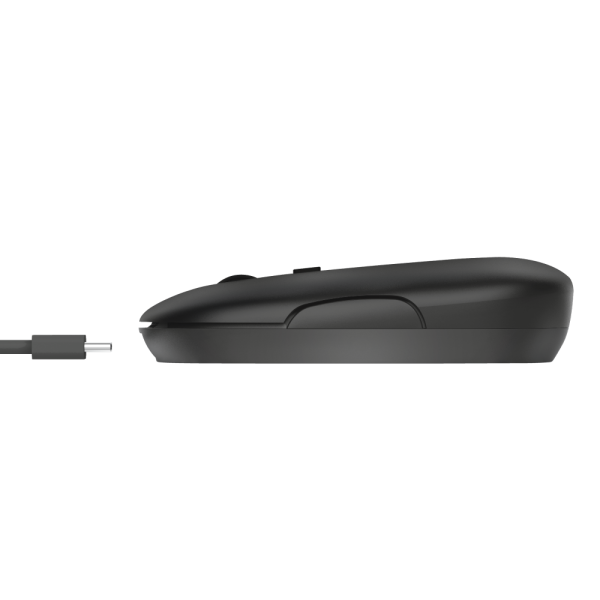 Trust Puck mouse Ambidestro RF senza fili + Bluetooth Ottico 1600 DPI [24059]