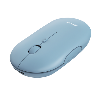 Trust Puck mouse Ambidextrous RF wireless + Bluetooth 1600 DPI [24126] 